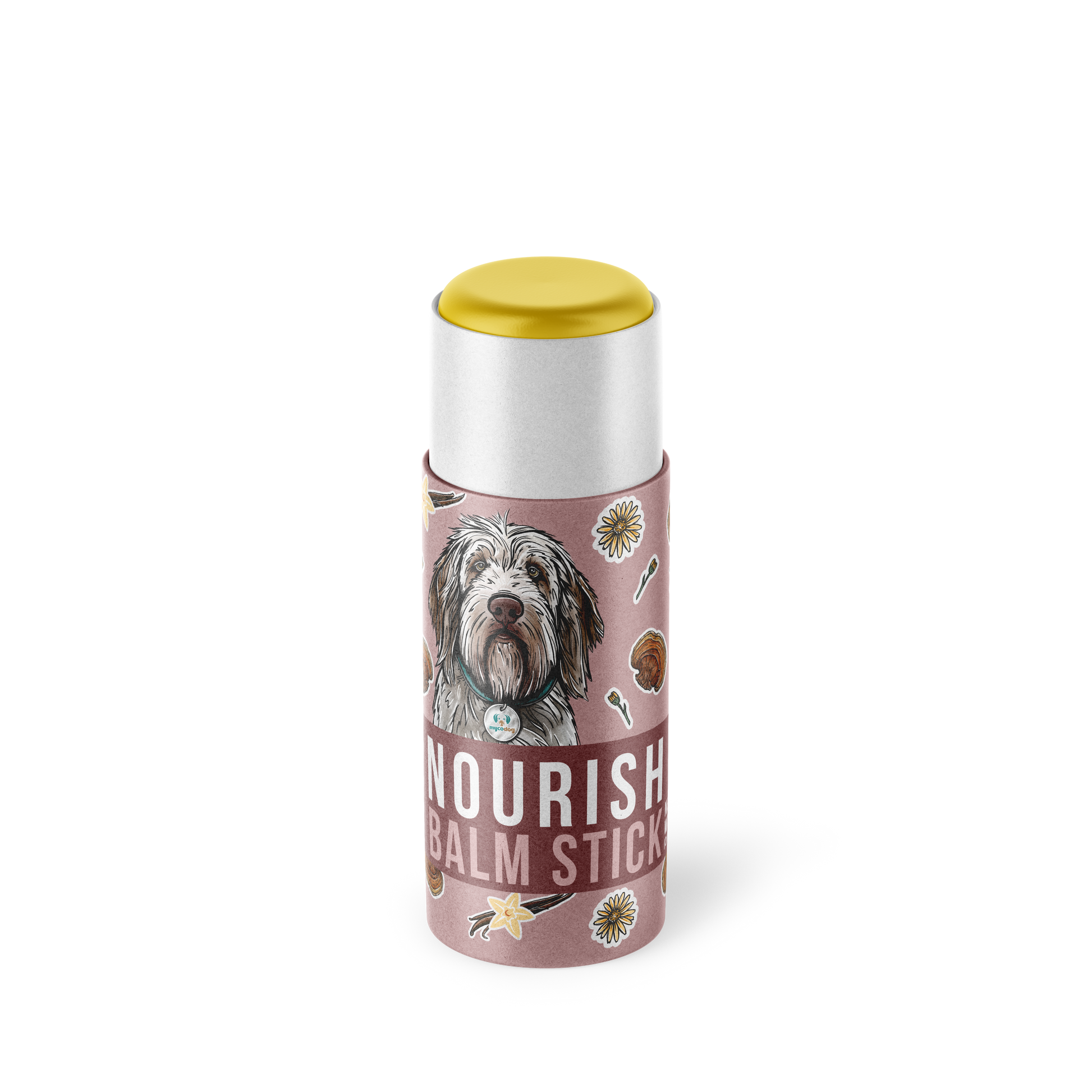 MycoDog Nourish balm stick reishi mushroom balm paw dogs